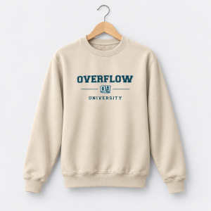 Overflow University Crewneck Sweatshirt